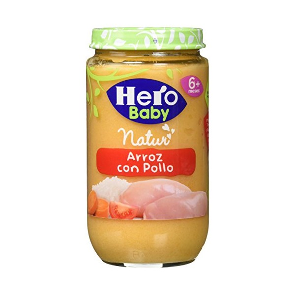 HERO BABY Potito Zanahorias con Arroz en Caldito de Pollo 235gr » Te Llevo  El Agua